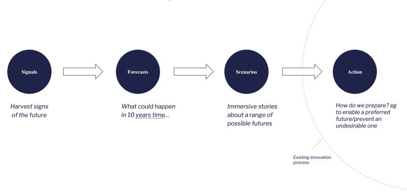 Overview of futures process at Friends of the Earth